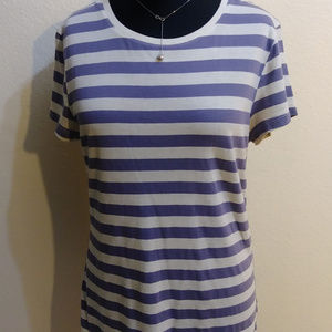 Victoria's Secret Striped Tee L